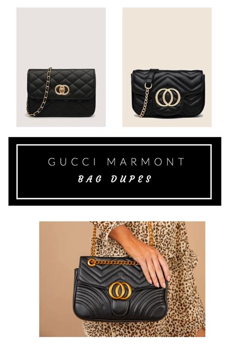 marmont gucci dupe|gucci bamboo dupe.